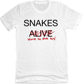 Snakes Alive - Winning it All white T-shirt In The Clutch